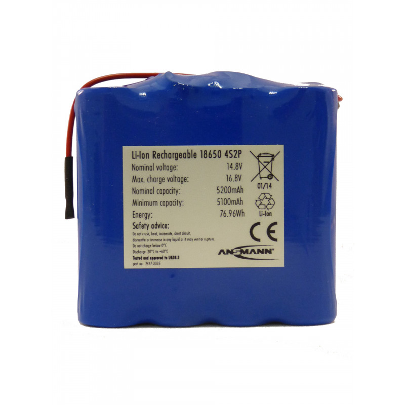 ANSMANN 4S2P -14.8V - 5200mAh - Li-Ion ANSMANN 4S2P -14.8V - 5200mAh - Li-Ion