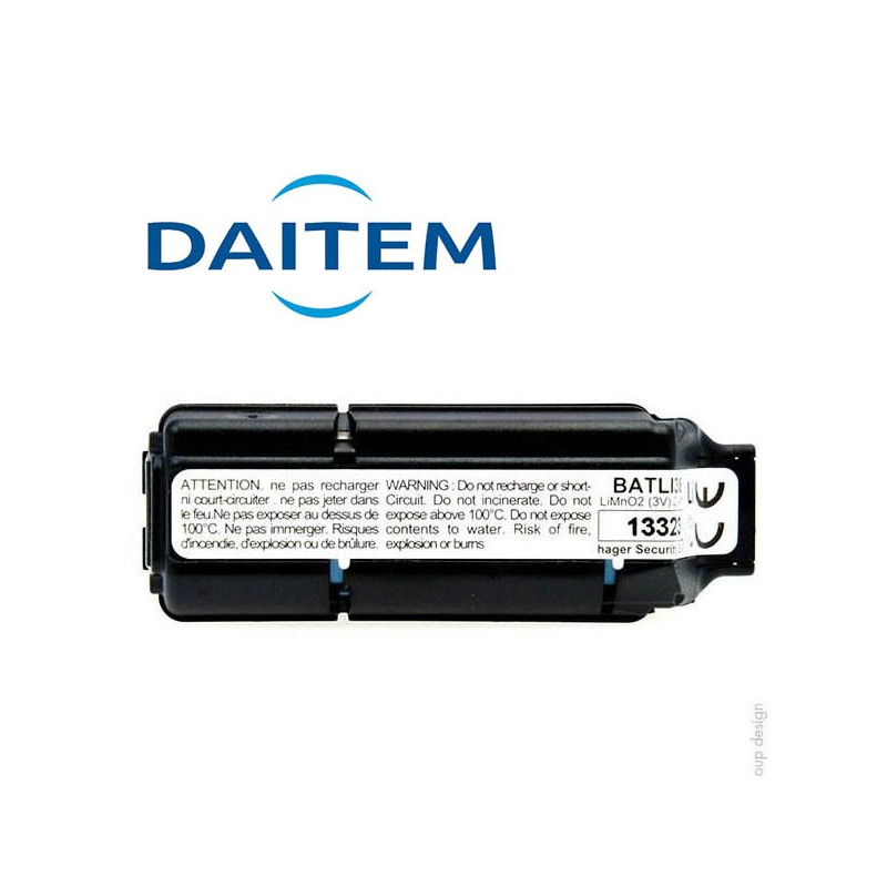 Pile Lithium DAITEM d'origine BATLI38 - 3.6V - 2.4Ah
