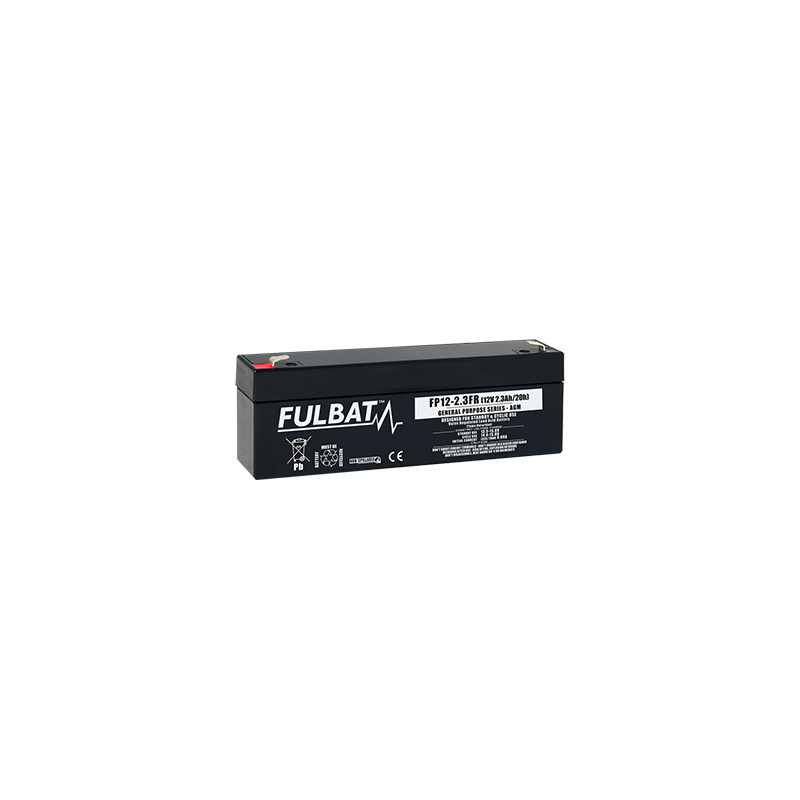 Batterie Plomb Standard FP12-2.3 FR - 12V - 2.1Ah - UL94.FR – FULBAT