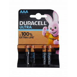 Blister 4 piles LR03 - DURACELL - Alcaline - 1,5V
