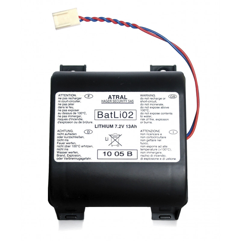 Pile Alarme DAITEM BAT02 -  Lithium - 7.2V - 13,0Ah
