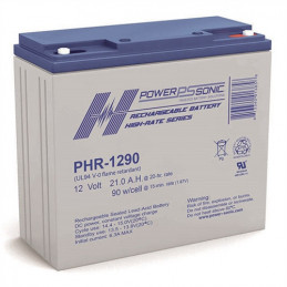 Batterie Plomb Standard 12V 21Ah - PHR-1290FR - 181x76x167 - Spécial Onduleur - Powersonic