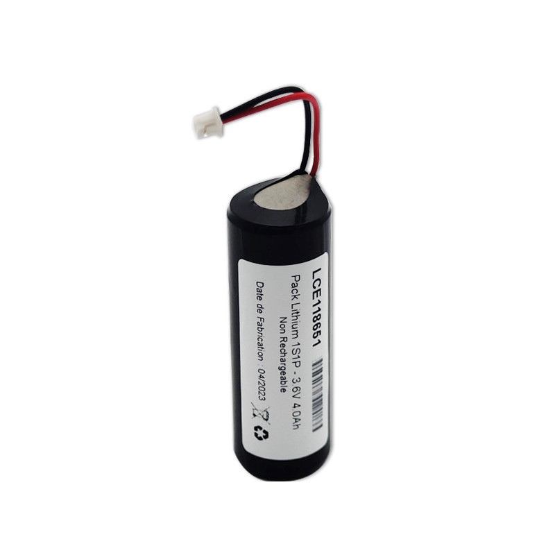 Pack  Lithium EVE 1S1P / 3,6V 4Ah + CONNECTEUR