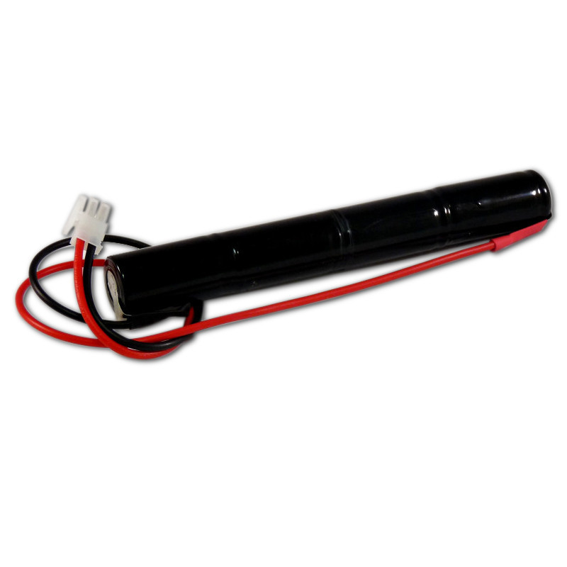 Batterie BAES 4.8V 1.5AH SC T3 BATON + Connecteur - OVA, S-EVAC, LUXA