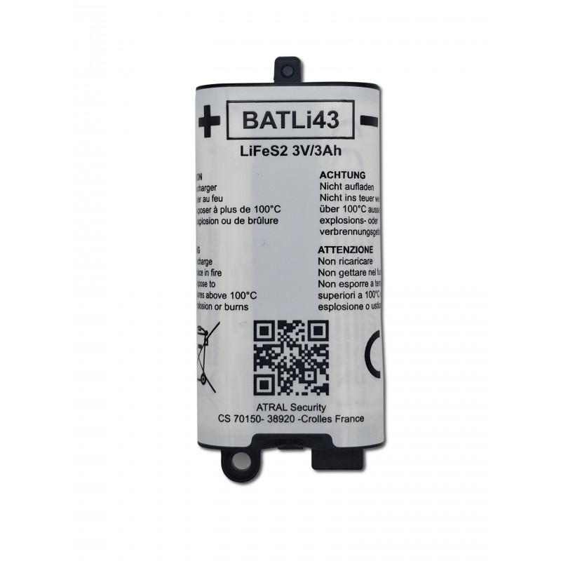 Pile lithium RXU15X - Daitem - 3V - 3Ah